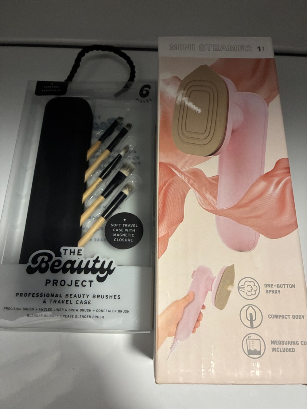The Beauty Project - Professional Beauty Brushes & Travel Case and Mini Steamer